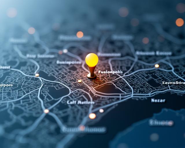 Map showing the location of LuminaStrat Partners in Singapore.
